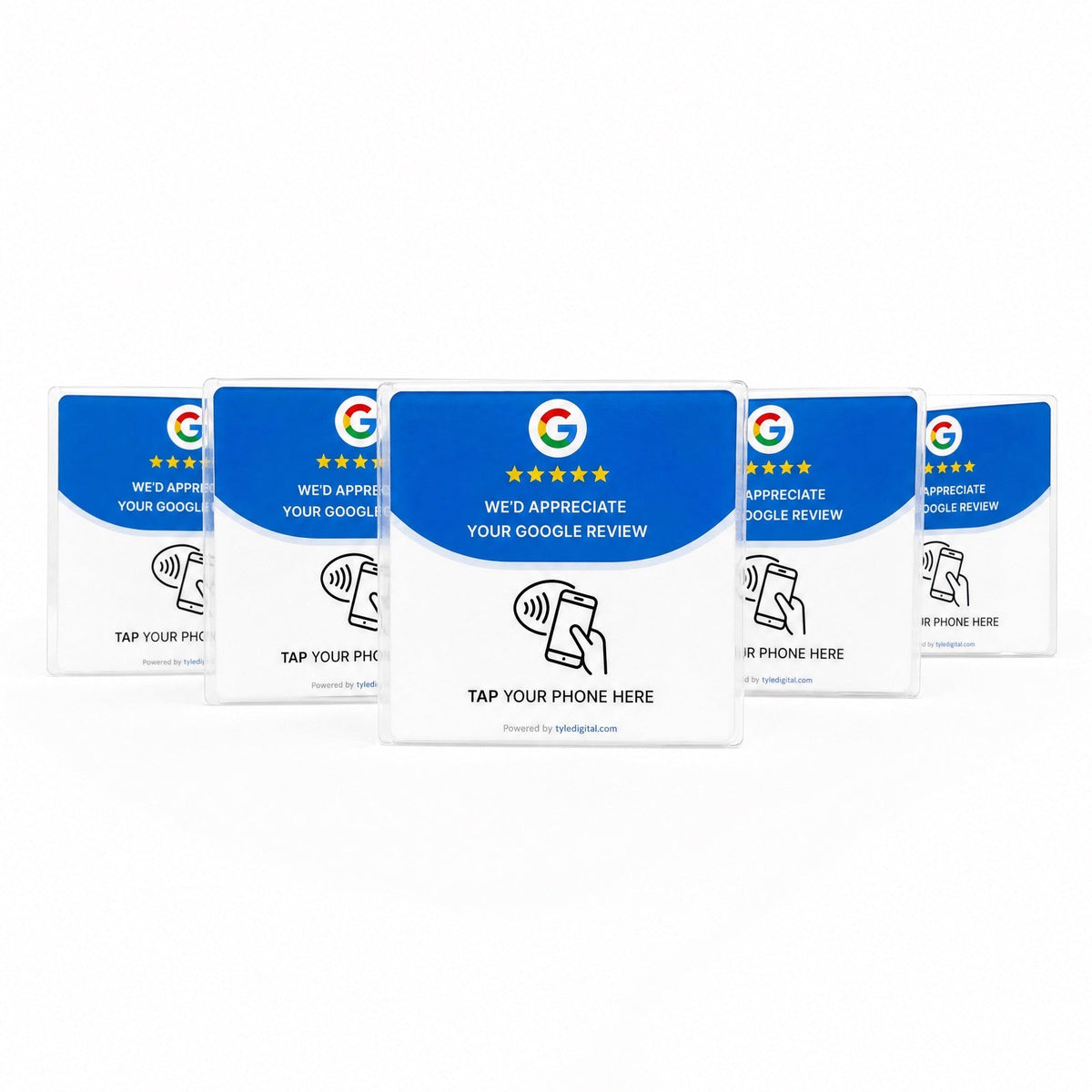 5-Pack NFC Google Review Cards